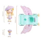 Djeco Tinyly Figurines & Tinycar - Jil & Jerry