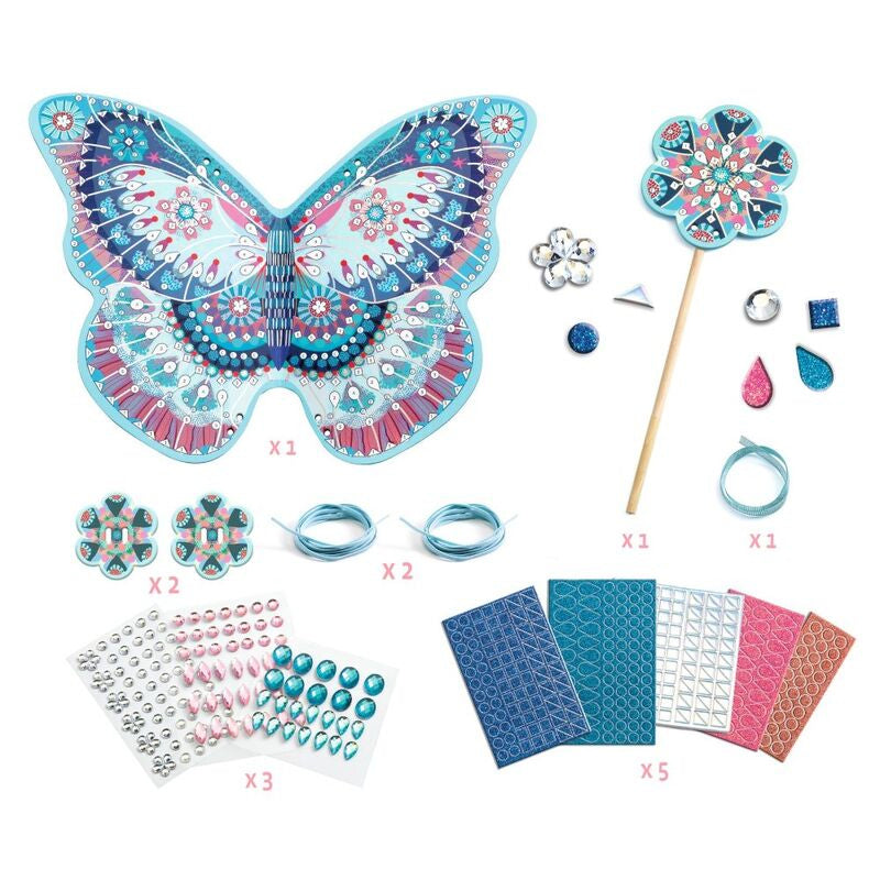 Djeco Do It Yourself - Fairy Wings & Wand Set