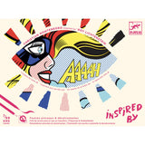 Inspired By Superheroes-Roy Lichtenstein-Felt Brushes
