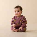 Wilson & Frenchy Knitted Jacquard Jumper - Clementine