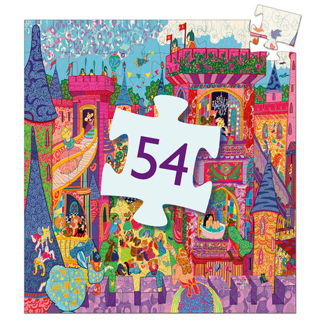 Djeco 54 Silhouette Puzzle - The Fairy Castle