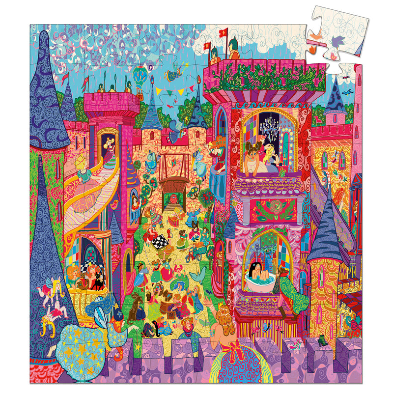 Djeco 54 Silhouette Puzzle - The Fairy Castle