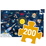 Djeco 200PC Observation Puzzle & Booklet - Space