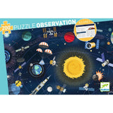 Djeco 200PC Observation Puzzle & Booklet - Space