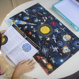 Djeco 200PC Observation Puzzle & Booklet - Space
