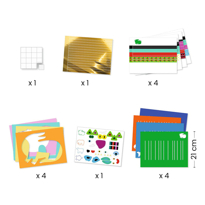 Djeco Paper Weaving Set - Animal Create