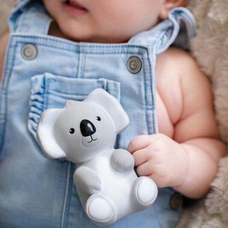 Koala Rubber Teether Rattle/Bath Toy In Box