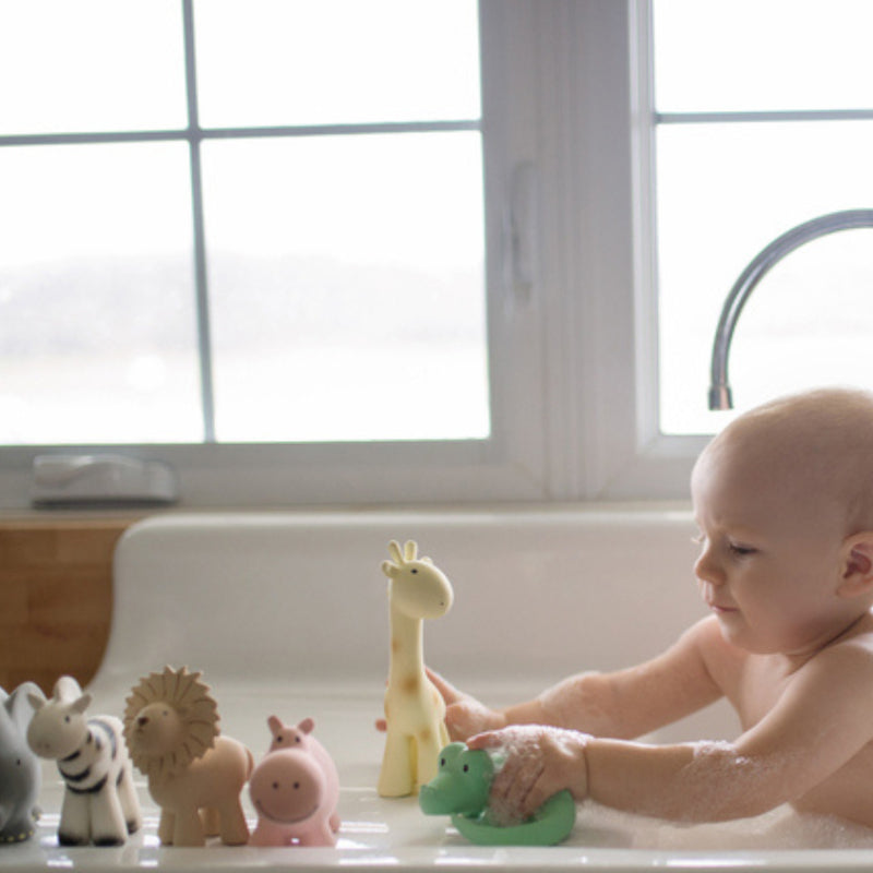 Tikiri Zoo Rubber Rattle/Bath Toy