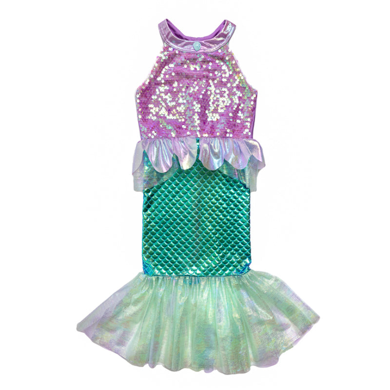Misty Mermaid Dress - Pink