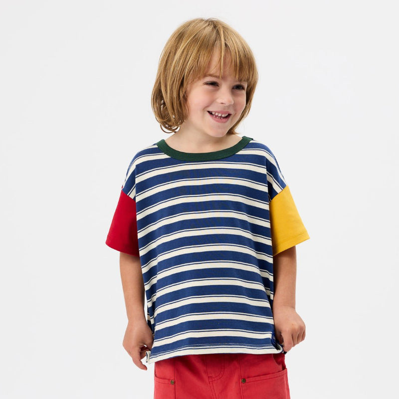 Goldie + Ace T-Shirt - Oversized Stripe