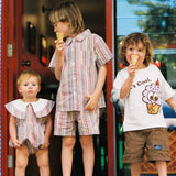 Goldie + Ace Carpenter Shorts - Brown