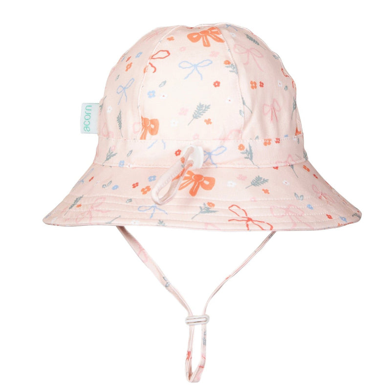 Acorn Sunhat - Little Bows Pink