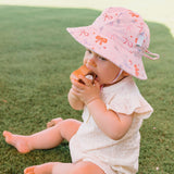 Acorn Sunhat - Little Bows Pink
