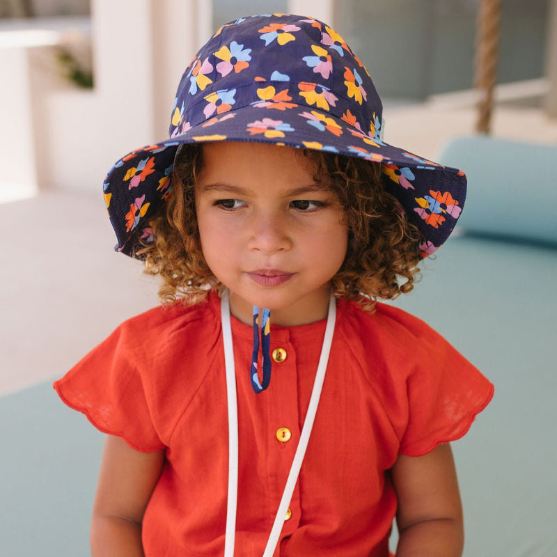 Acorn Sunhat - Navy Bloom