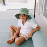 Acorn Wide Brim Hat - School of Fish