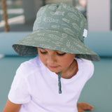 Acorn Wide Brim Hat - School of Fish