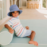 Acorn Wide Brim Hat - Blue Horizon