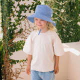 Acorn Wide Brim Hat - Blue Horizon