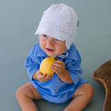 Acorn Jersey Flap Cap - Blue Sprinkle