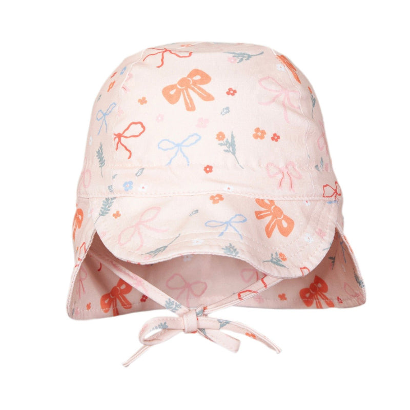 Acorn Jersey Flap Cap - Little Bows