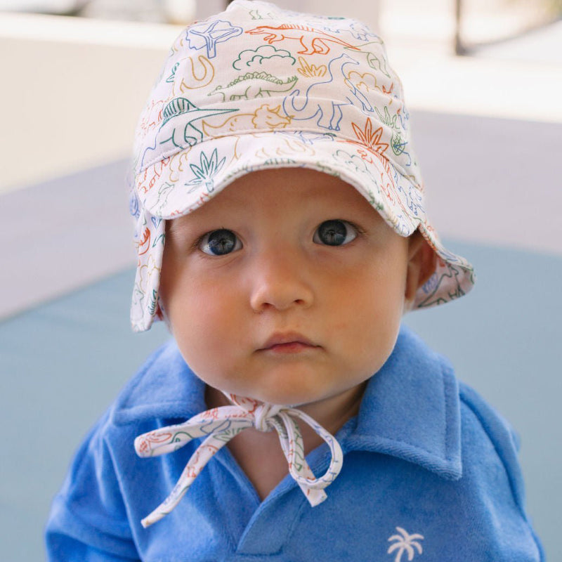 Acorn Jersey Flap Cap - Dino