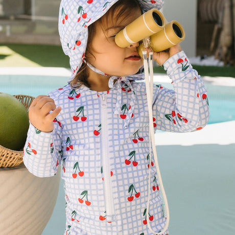 Acorn Swimsuit - Cherry Checks
