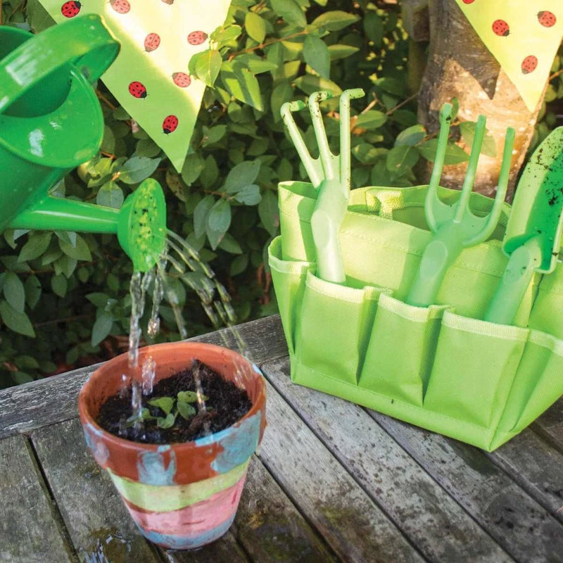 Bigjigs Toys Small Tote Bag with Garden Toys