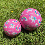 5 Inch Playground Ball - Unicorn Rainbow