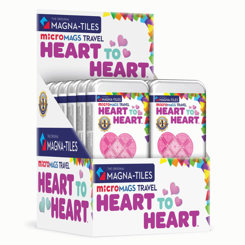 Magna Tiles microMAGS Travel Set 24PC - Heart To Heart