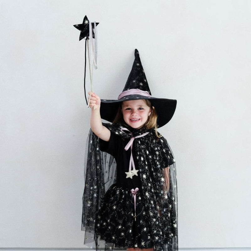 Agatha Tulle Cape - Black
