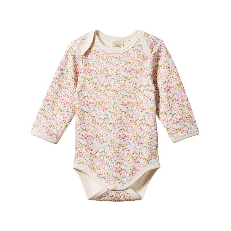 Nature Baby LS Bodysuit - Wildflower Mountain