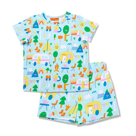 Halcyon Nights PJ Set - Happy Camper