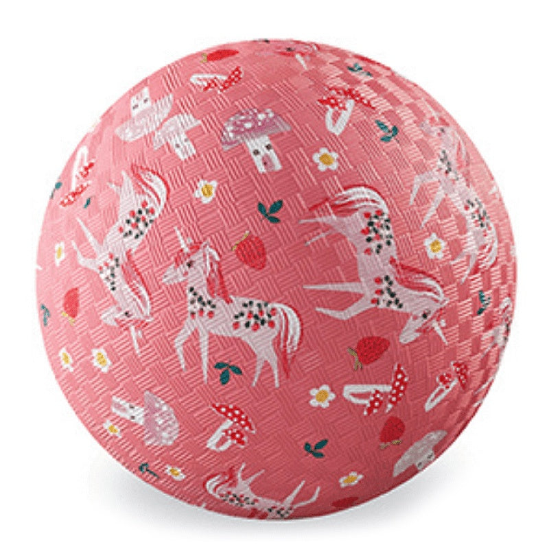 7 Inch Playground Ball - Unicorn Garden