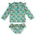 Acorn Zip Rashie Top & Shorts - Eden