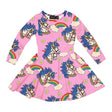 Rock Your Baby LS Dress - Unicorn Daisy