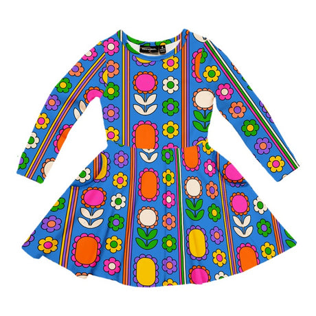 Rock Your Baby LS Dress - Nordic Floral