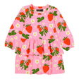 Rock Your Baby LS Frill Dress - Strawberry