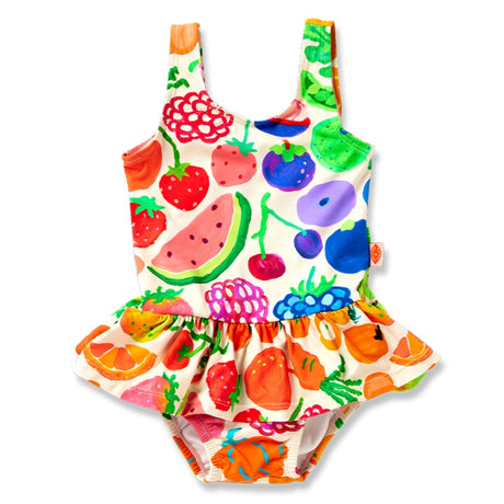Halcyon Nights Baby Frill Bather - Eat The Rainbow
