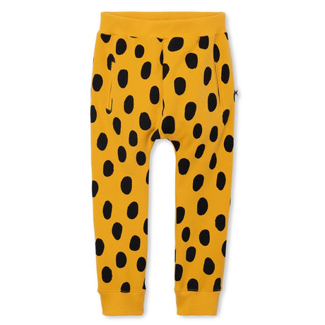 Minti Furry Trackies - Leopard Spot Mustard