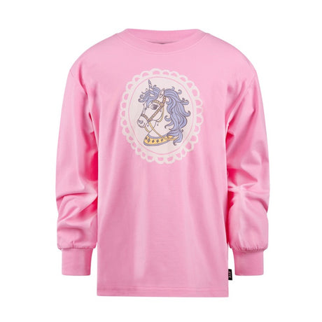 Rock Your Baby LS T-Shirt - Unicorn Daisy Pink