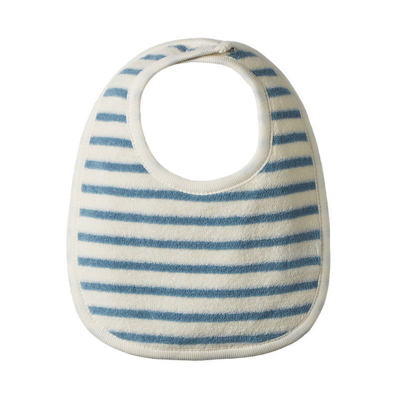 Nature Baby Dribble Bibs 3PK - Powder Blue/Natural