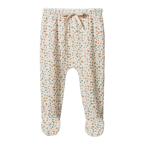 Nature Baby Footed Rompers - Pollyanna Print