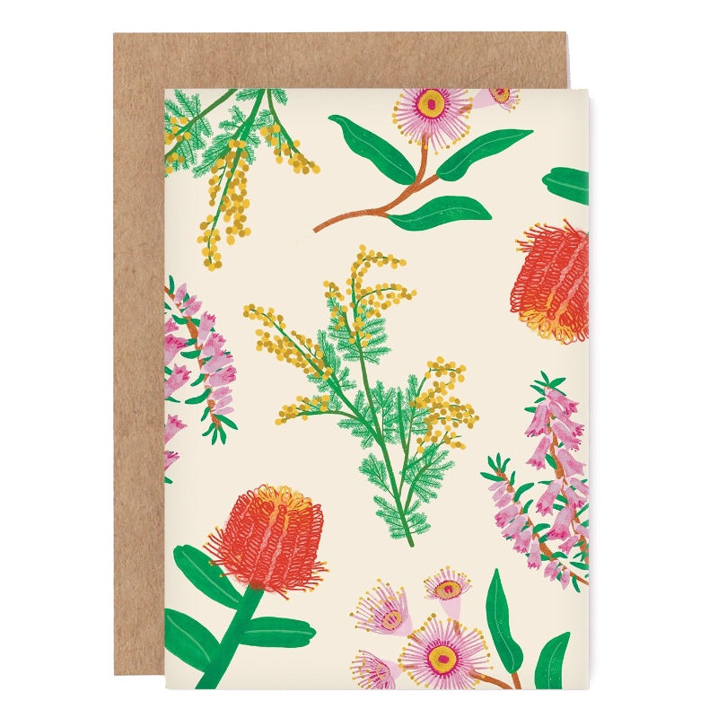 Australian Wildflower Card