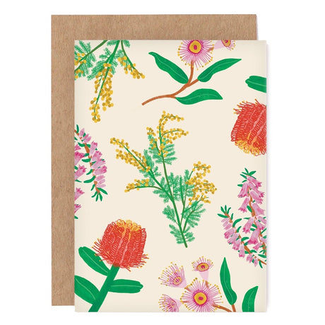 Australian Wildflower Card