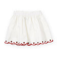 Goldie + Ace Scallop Hem Skirt - Strawberry