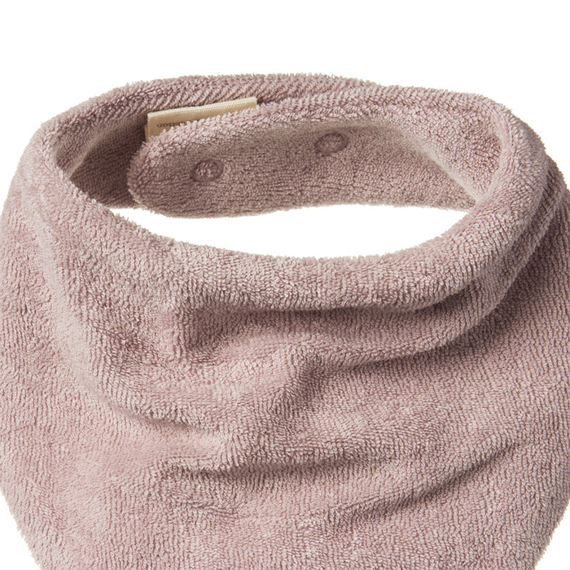 Nature Baby Triangle Terry Bib - Lilac