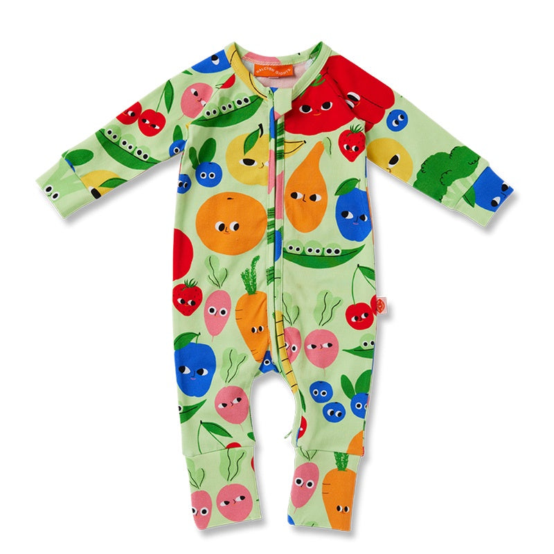 Halcyon Nights LS Romper - Happy Harvest