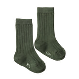 Nature Baby Organic Cotton Rib Socks - Thyme