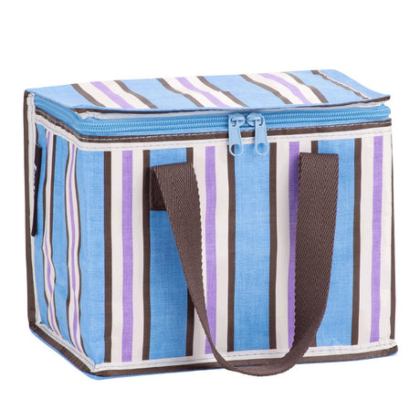 Kollab Lunch Bag - Choc Blue Stripe