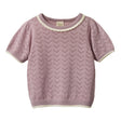 Nature Baby Maeve Tee - Lilac Pointelle